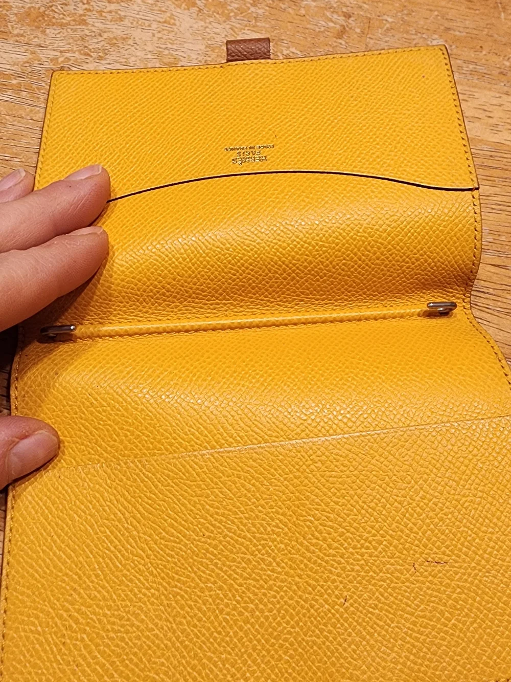Hermès Agenda cover Globe-Trotter model featuring Epsom calfskin Leather - Picture 6 of 11